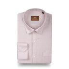 Light Pink Pure Linen 60s Lea Shirt For Men